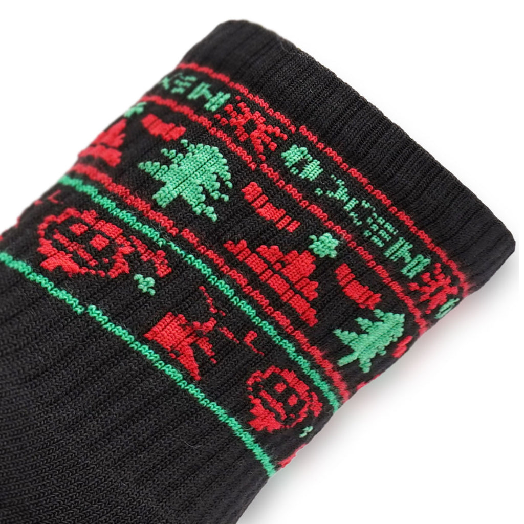 Oxen Christmas Socks Black