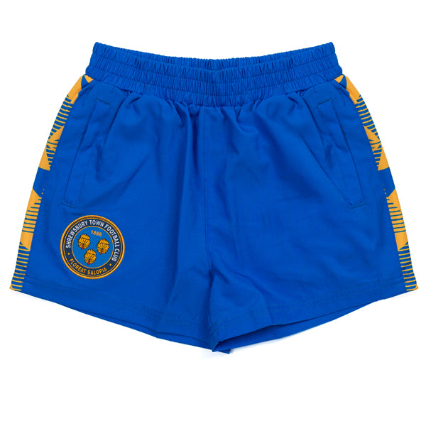 Shrewsbury Town Cracked Ice Training Shorts JNR