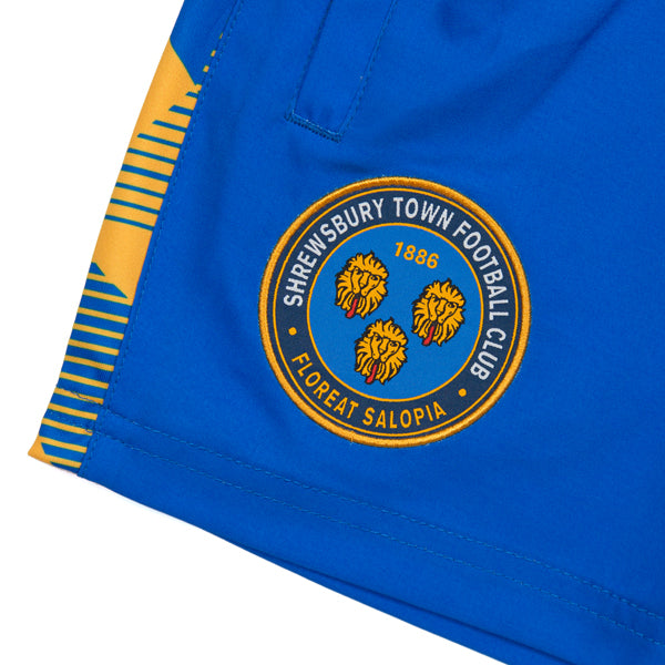 Shrewsbury Town Cracked Ice Training Shorts JNR
