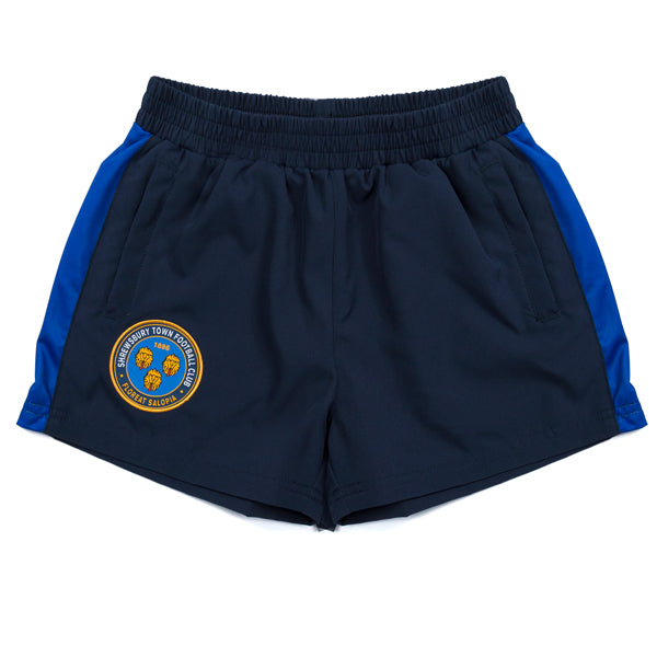 Shrewsbury Town Training Shorts Nvy/Ryl JNR