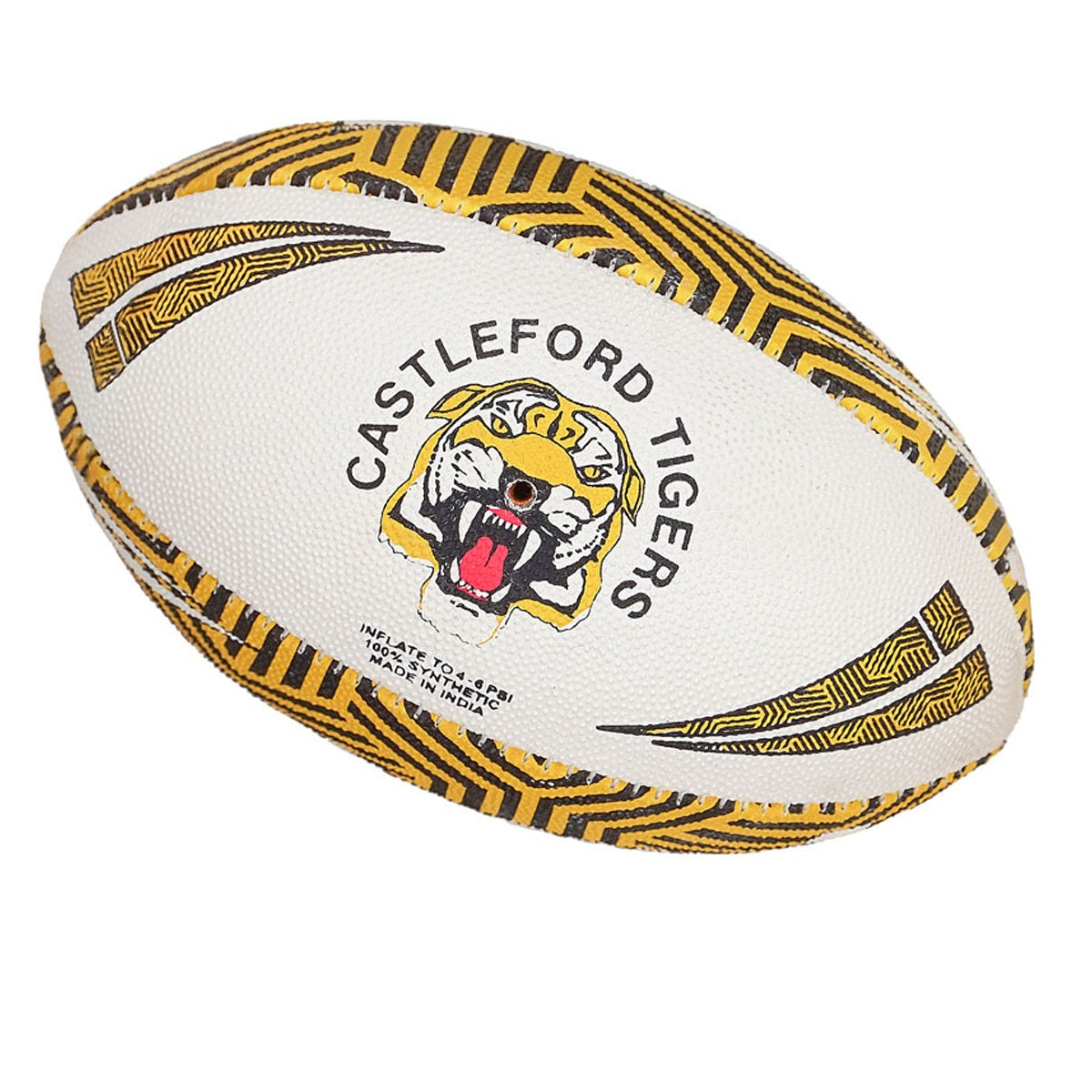 Castleford Tigers Geometric Supporter Size 5 Ball