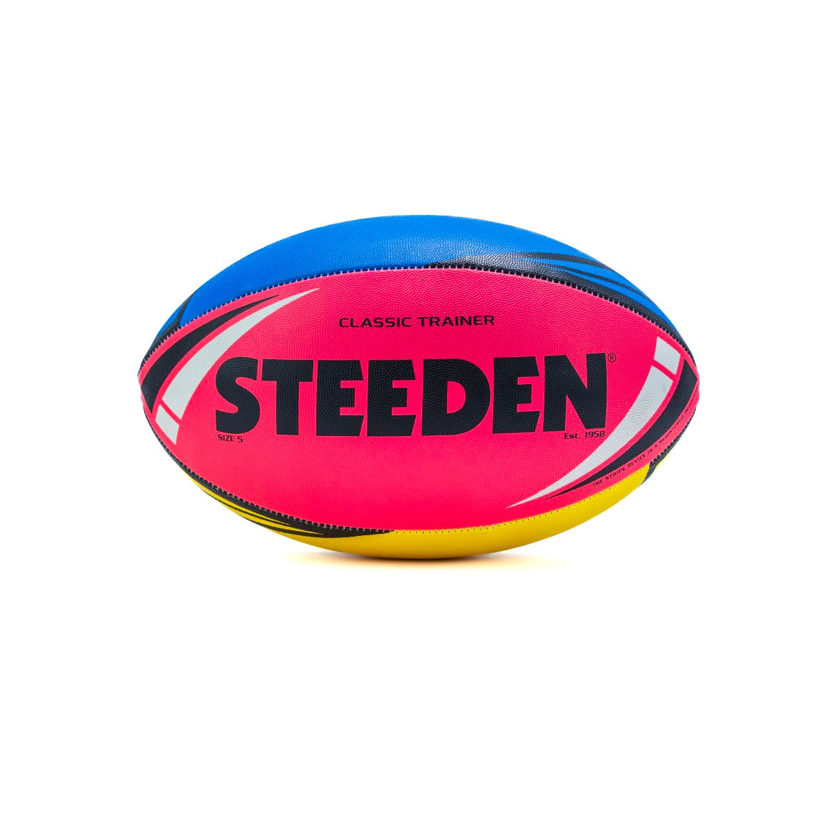 Steeden Classic Trainer Rugby Ball Multi