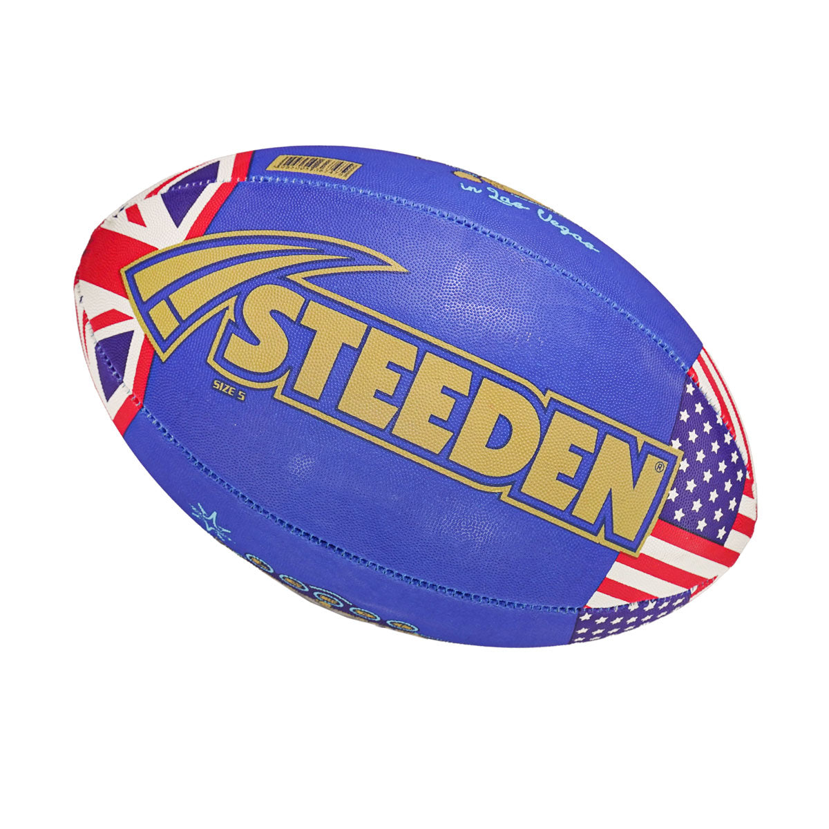Leeds Rhinos Vegas Blue Block Supporter Ball Sz5