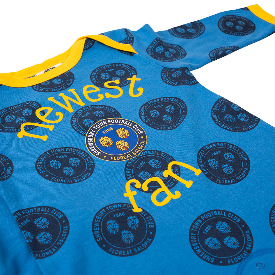 Shrewsbury Town Twin Pk Sleepsuits