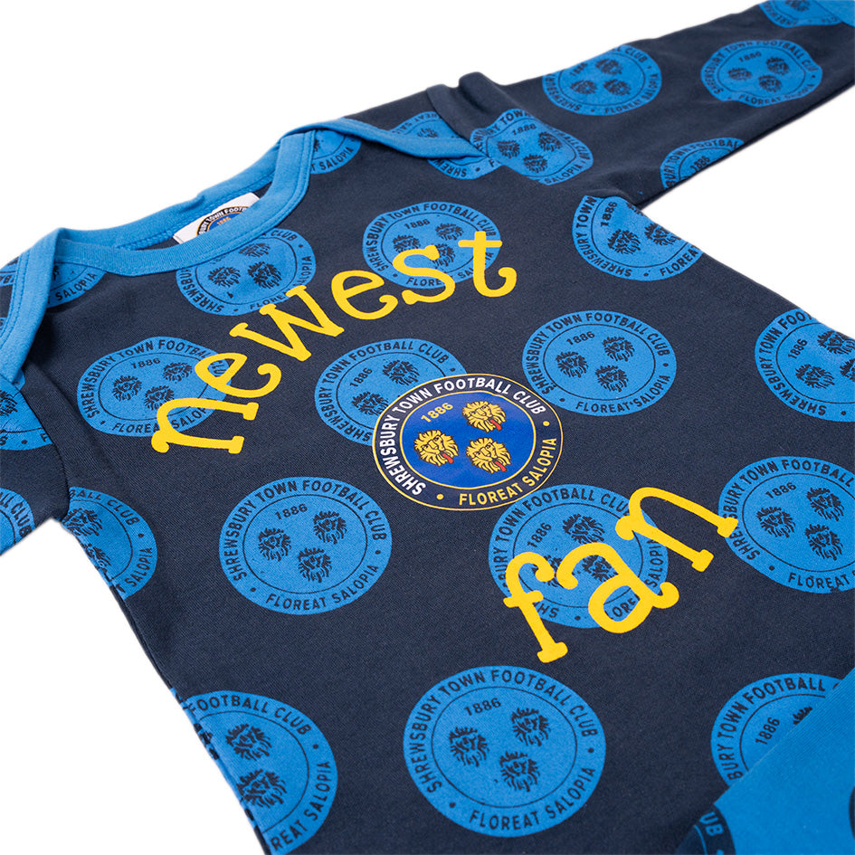 Shrewsbury Town Twin Pk Sleepsuits