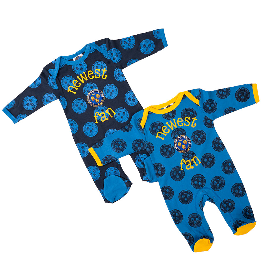 Shrewsbury Town Twin Pk Sleepsuits