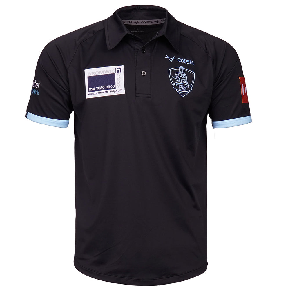 Coventry Rugby 25/26 Black Polo Shirt
