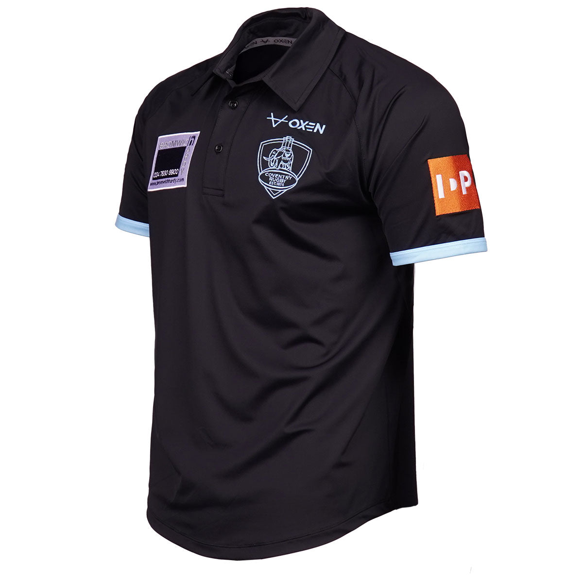 Coventry Rugby 25/26 Black Polo Shirt