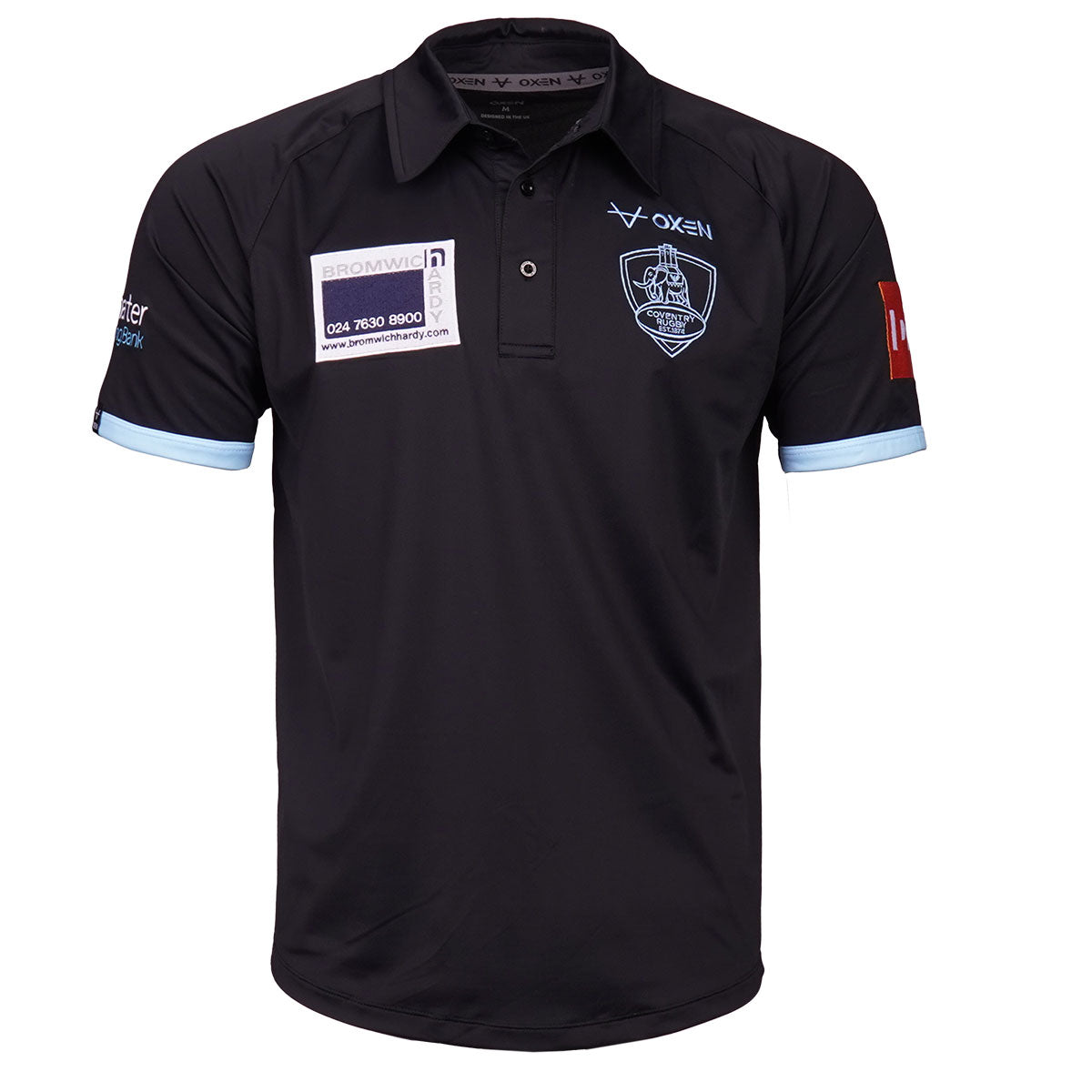 Coventry Rugby 25/26 Black Polo Shirt