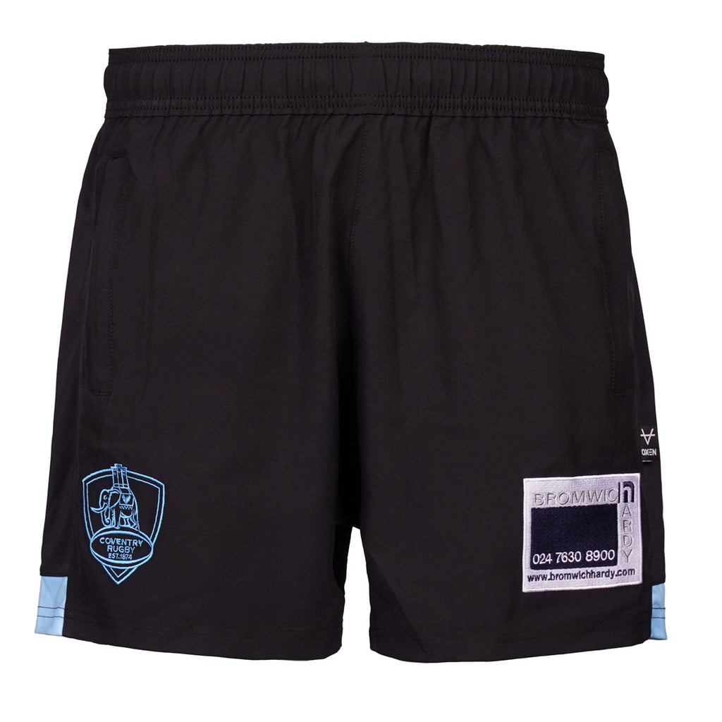 Coventry Rugby 25/26 Black Training Shorts JNR