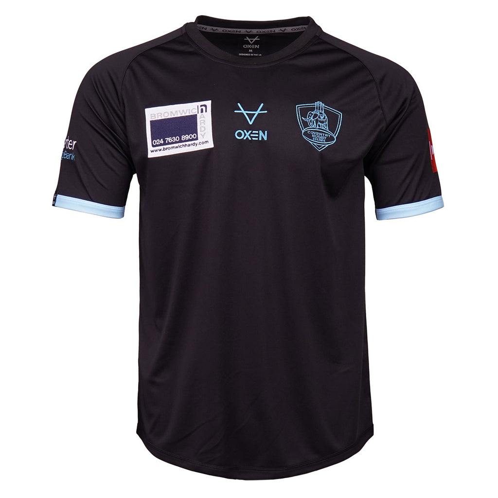 Coventry Rugby 25/26 Black Training T-Shirt JNR